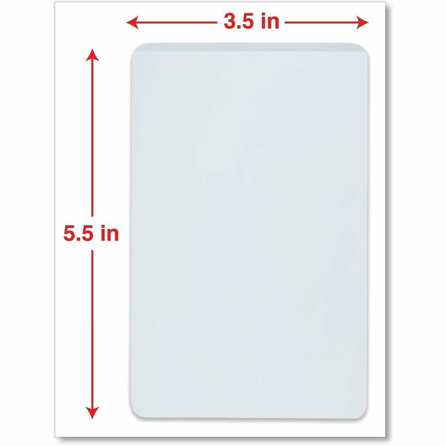 Universal Laminating Pouch - Sheet Size Supported: Index Card 5" Width x 3" Length - 25 / Pack