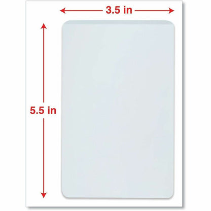 Universal Laminating Pouch - Sheet Size Supported: Index Card 5" Width x 3" Length - 25 / Pack