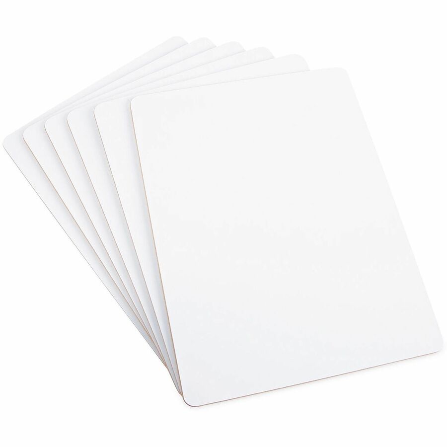 Universal Lap/Learning Dry-Erase Board, 11.75" x 8.75" , White Surface, 6/Pack - 11.8" (1 ft) Width x 8.8" (0.7 ft) Heig