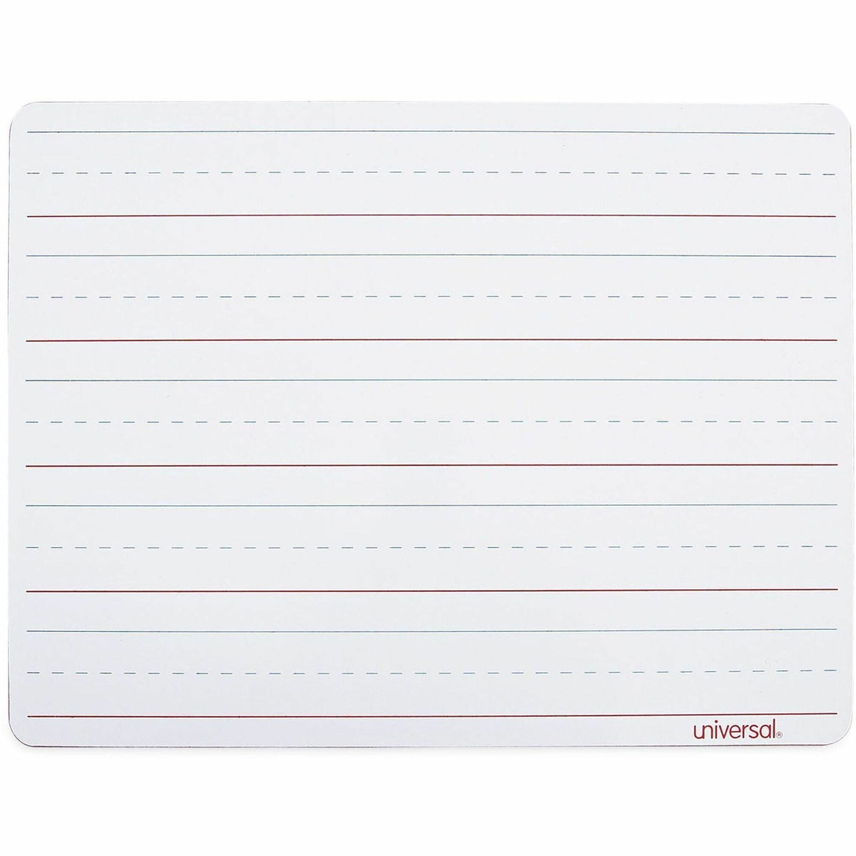 Universal Dry Erase Board - 11.8" (1 ft) Width x 8.8" (0.7 ft) Height - White Melamine Surface - 6 / Pack