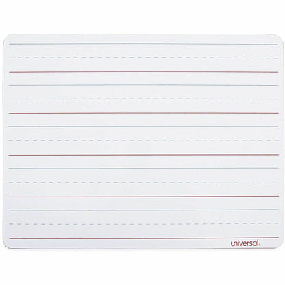 Universal Dry Erase Board - 11.8" (1 ft) Width x 8.8" (0.7 ft) Height - White Melamine Surface - 6 / Pack