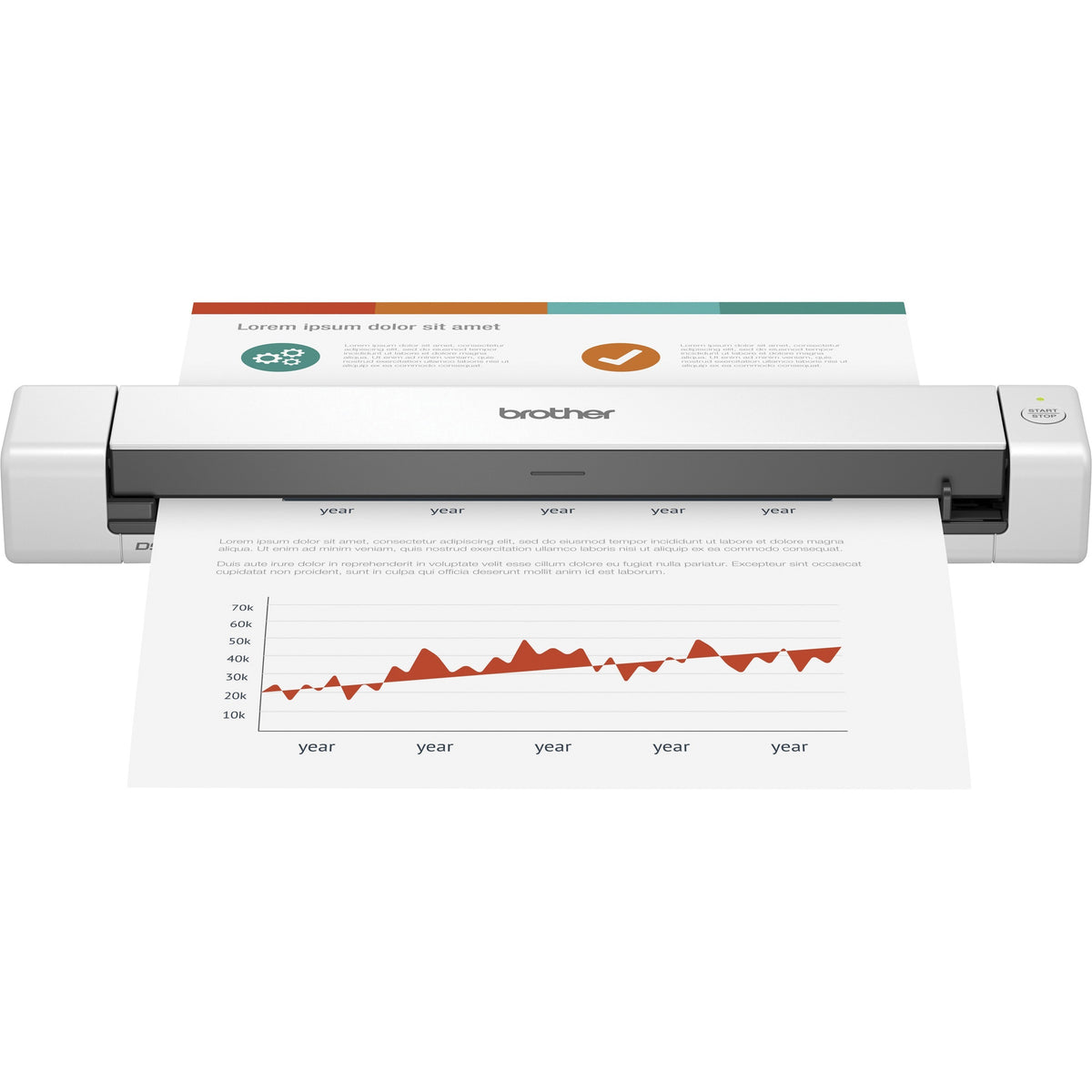 Brother DSMobile DS-640 Sheetfed Scanner - 600 dpi Optical - 24-bit Color - 8-bit Grayscale - 16 ppm (Mono) - 16 ppm (Co