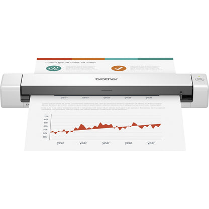 Brother DSMobile DS-640 Sheetfed Scanner - 600 dpi Optical - 24-bit Color - 8-bit Grayscale - 16 ppm (Mono) - 16 ppm (Co