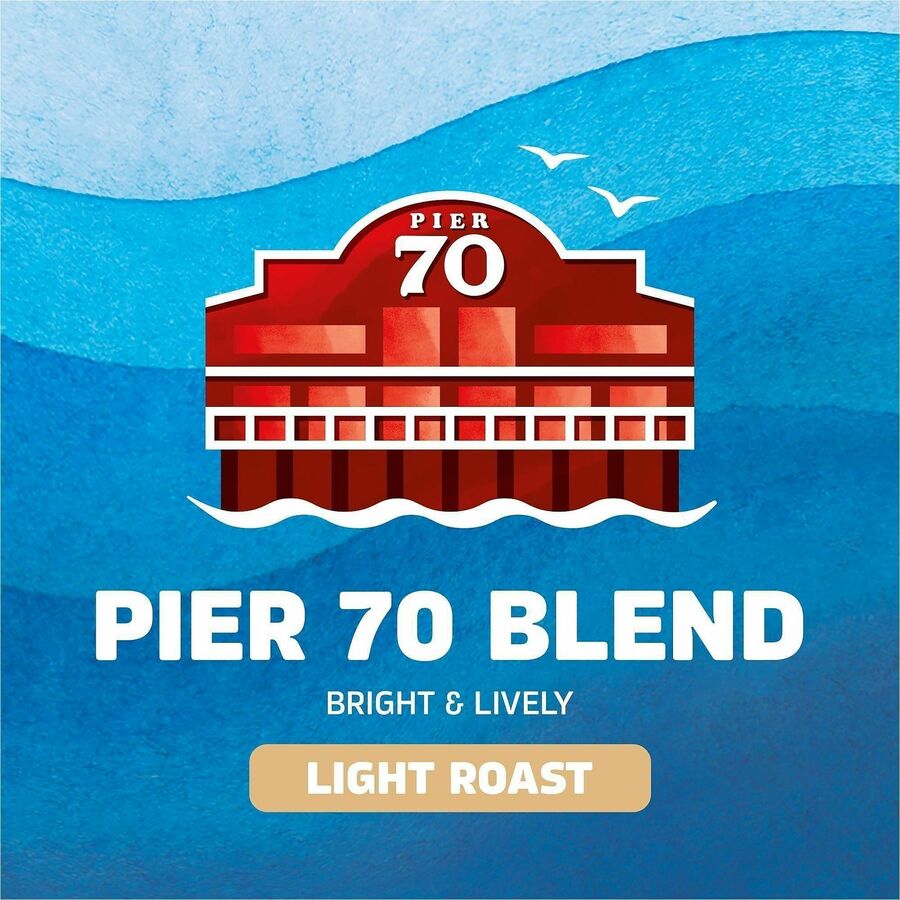 Seattle's Best Coffee Pier 70 Blend Coffee - 2 oz - Pier 70 - 18 / Box