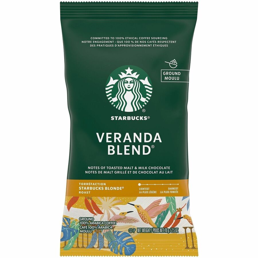Starbucks Veranda Blend Coffee - Blonde - 2.5 oz - Veranda Blend - 18 / Box