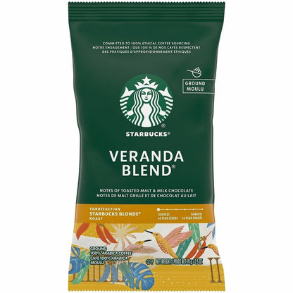 Starbucks Veranda Blend Coffee - Blonde - 2.5 oz - Veranda Blend - 18 / Box