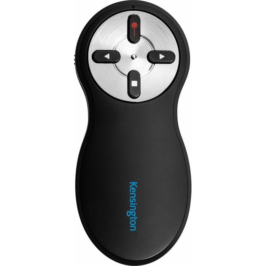 Kensington Wireless Presenter with Red Laser - Nano Receiver - Wireless - Radio Frequency - 2.40 GHz - Black - USB Type 