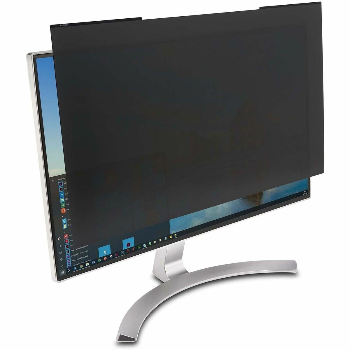 Kensington MagPro 27.0" Monitor Privacy Screen with Magnetic Strip Black - For 27" Widescreen LCD Monitor - 16:9 - 1 Eac
