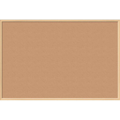 U Brands Cork Bulletin Board - 48" Board Height x 72" Board Width - Natural Cork Surface - 1 Each