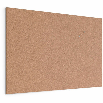 U Brands Frameless Cork Canvas Bulletin Board - 24" Board Height x 36" Board Width - Natural Cork Surface - 1 Each