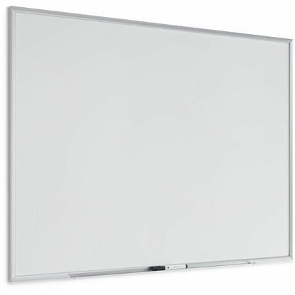 U Brands Magnetic Dry-Erase Board - 48" (4 ft) Width x 36" (3 ft) Height - White Painted Steel Surface - Silver Aluminum