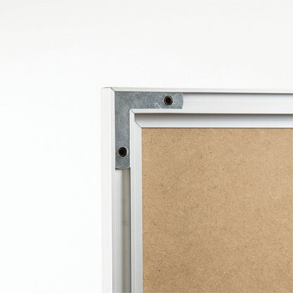 U Brands Magnetic Dry-Erase Board - 48" (4 ft) Width x 36" (3 ft) Height - White Painted Steel Surface - Silver Aluminum