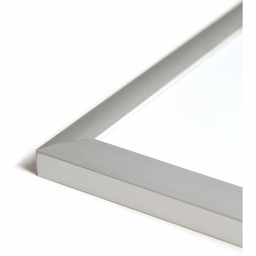 U Brands Magnetic Dry-Erase Board - 48" (4 ft) Width x 36" (3 ft) Height - White Painted Steel Surface - Silver Aluminum