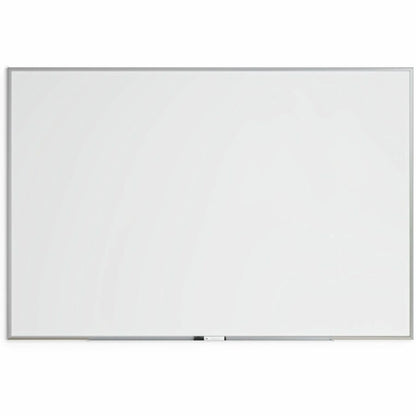 U Brands Magnetic Dry-Erase Board - 72" (6 ft) Width x 48" (4 ft) Height - White Painted Steel Surface - Silver Aluminum