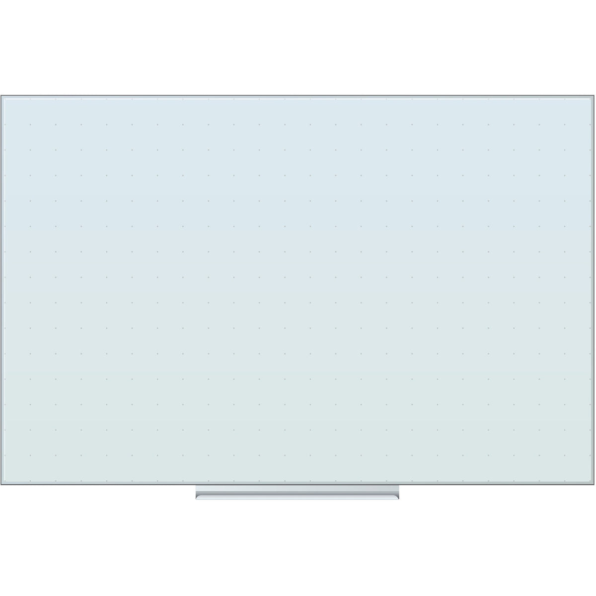 U Brands Floating Frameless Non-Magnetic Ghost Grid Glass Dry-Erase Board - 36" (3 ft) Width x 24" (2 ft) Height - 1 Eac