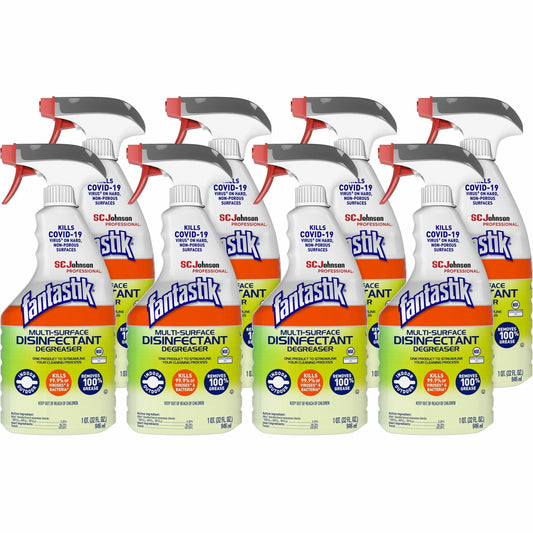 fantastik® Multisurface Disinfectant Degreaser Spray - 32 fl oz (1 quart) - Fresh Scent - Disinfectant, Easy to Use, Rin
