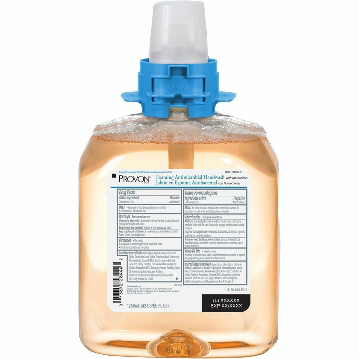 Provon FMX-12 Foaming Antimicrobial Handwash - Fruity Scent - 1.32 quart - Kill Germs, Bacteria Remover - Hand - Moistur