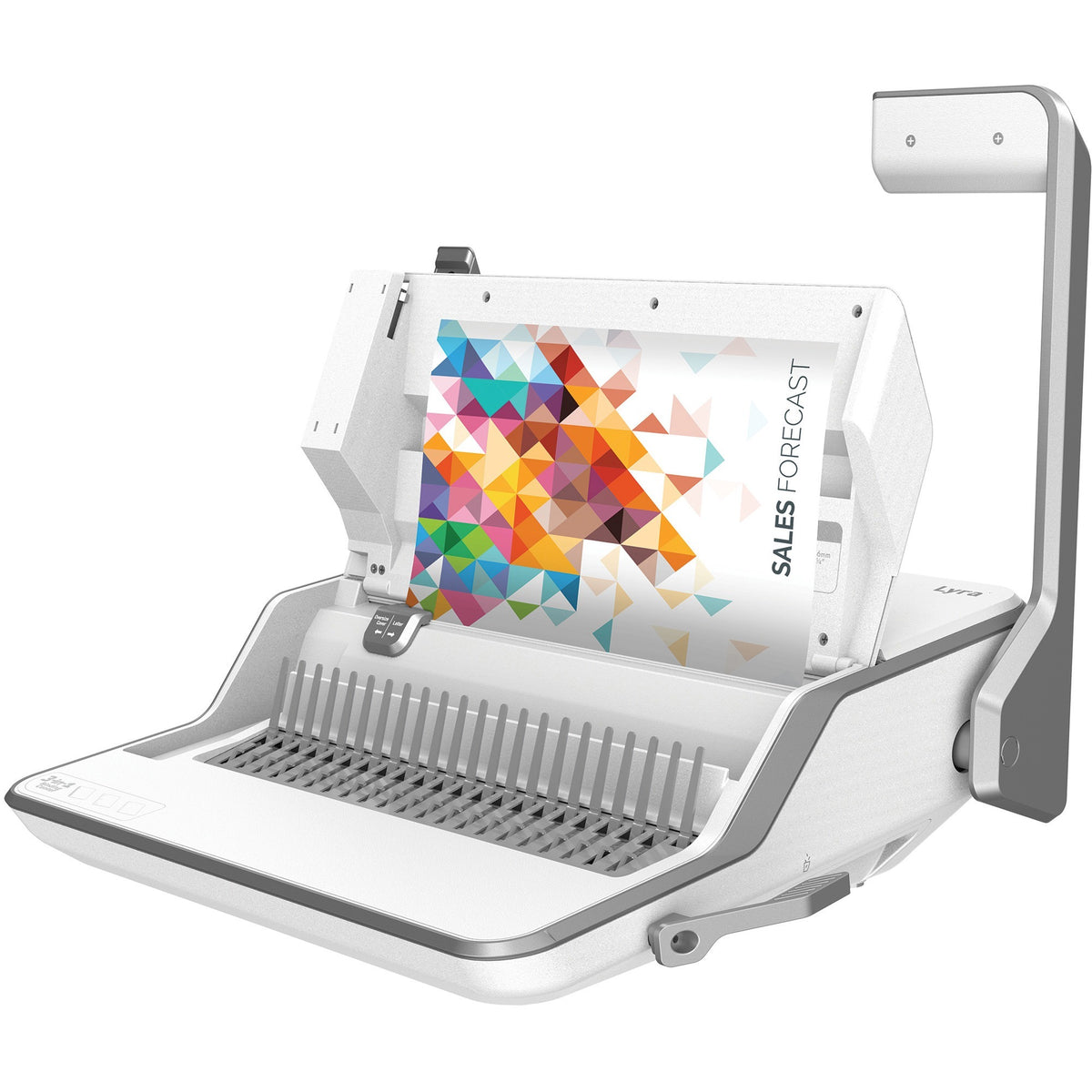 Fellowes Lyra 3-in-1 Binding Center - CombBind - 300 Sheet(s) Bind - 30 Punch - 6" Height x 16.6" Width x 15.6" Depth - 
