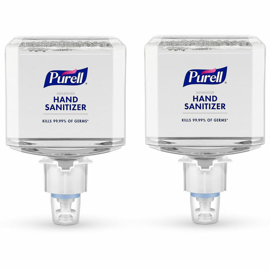 PURELL® Advanced Hand Sanitizer Foam Refill - Clean Scent - 1.27 quart - Touchless Dispenser - Kill Germs - 2 / Carton