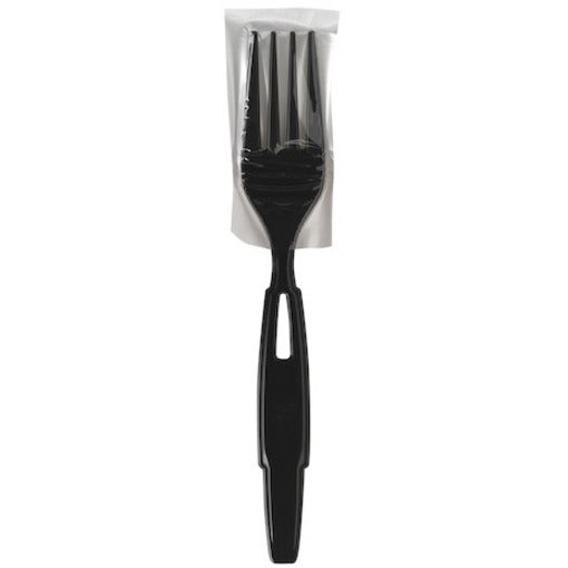 GP Pro Dixie Ultra Smartstock Series-W Heavyweight Fork Refill - Fork - 1 x Fork - Disposable - Black - 40/Pack - 1 Cart