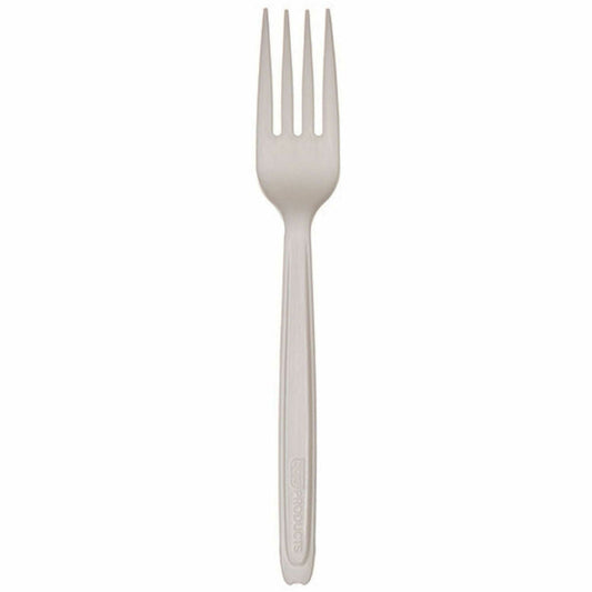 Eco-Products Cutlerease Dispensable Forks - Fork - 1 x Fork - White - 960 / Carton - TAA Compliant