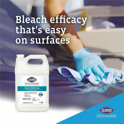 Clorox Healthcare Spore Defense Cleaner Disinfectant Refill - Ready-To-Use - 128 fl oz (4 quart) - Low Odor, Antibacteri