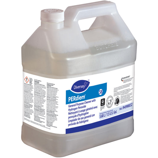 Diversey PERdiem General Purpose Cleaner - Concentrate - 192 fl oz (6 quart) - 2 / Carton