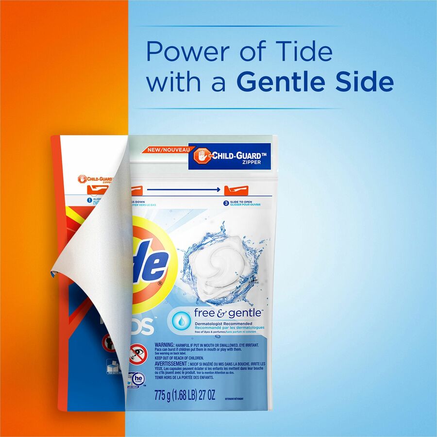 Tide Pods Laundry Detergent Packs - Color Safe - White - 81 / Pack