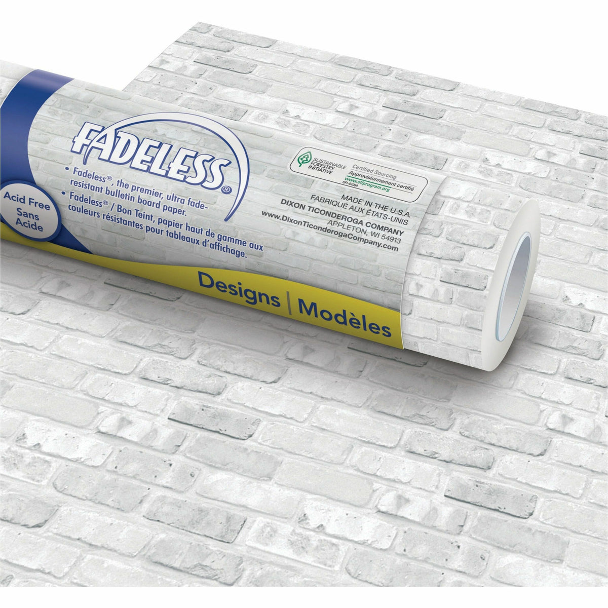 Fadeless Designs Paper Roll - Art Project, Craft Project, Bulletin Board, School, Office, Home - 48" Width x 50" Length 