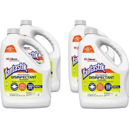 fantastik® Disinfectant Degreaser - 128 fl oz (4 quart) - Fresh Scent - Disinfectant, Easy to Use, Rinse-free, Deodorize