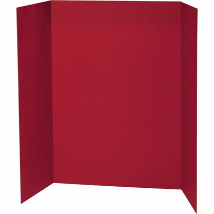 Pacon 140 lb. Watercolor Single Wall Presentation Board - 48" Board Height x 36" Board Width - Red Surface - 24 / Carton