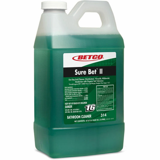 Betco Sure Bet II FastDraw 16 Foaming Disinfectant - Ready-To-Use - 67.63 oz (4.23 lb) - Citrus Scent - 4 / Carton