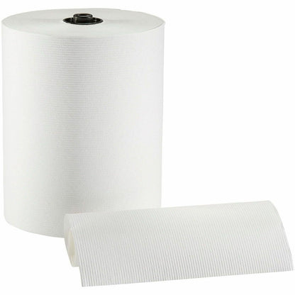 enMotion 1-Ply Paper Towel Rolls, EPA, 8-1/4" x 550', White, Case Of 6 Rolls - 1 Ply - 1 3/4" Core - White - 6 Rolls Per