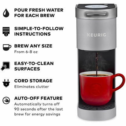 Keurig K-Suite Premium Hospitality Brewer - 8 fl oz - 1 Cup(s) - Single-serve - Black, Silver - Metal Body