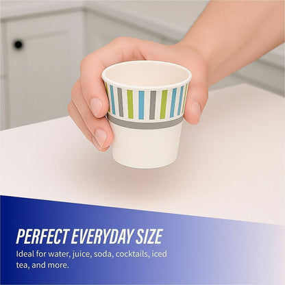 Genuine Joe 3 oz Cold Cups - 3 fl oz - White - Paper - Cold Drink, Beverage - 50 / Pack