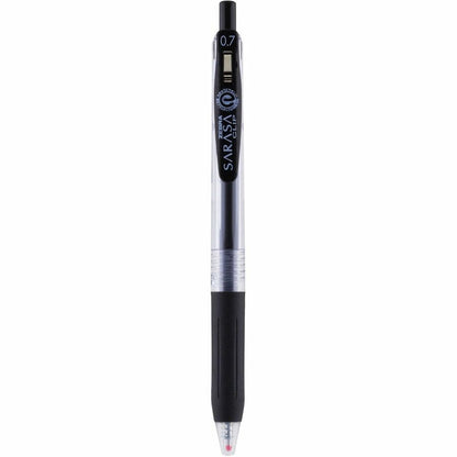 Zebra Pen SARASA Clip Retractable Gel Pen - 0.7 mm Pen Point - Retractable - Black Ink - Water Based, Pigment-based, Gel