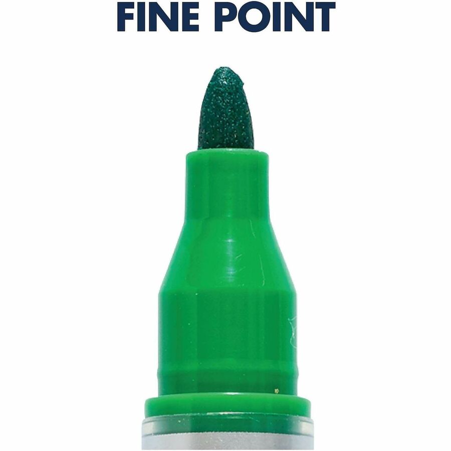 Quartet Premium Glass Board Dry-erase Markers - Erasable - Black, Blue, Red, Green Ink - Liquid - 6 / Pack