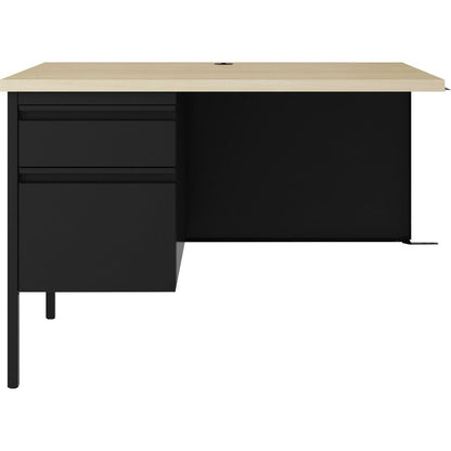 Lorell Fortress Series Left-Pedestal Return - 24" Height x 42" Width x 29.5" Depth, 0.7" Height Modesty Panel, 1.1" Thic