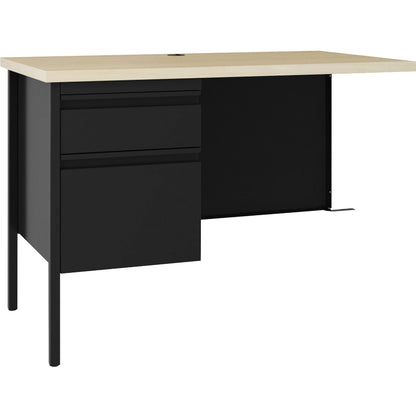 Lorell Fortress Series Left-Pedestal Return - 24" Height x 42" Width x 29.5" Depth, 0.7" Height Modesty Panel, 1.1" Thic