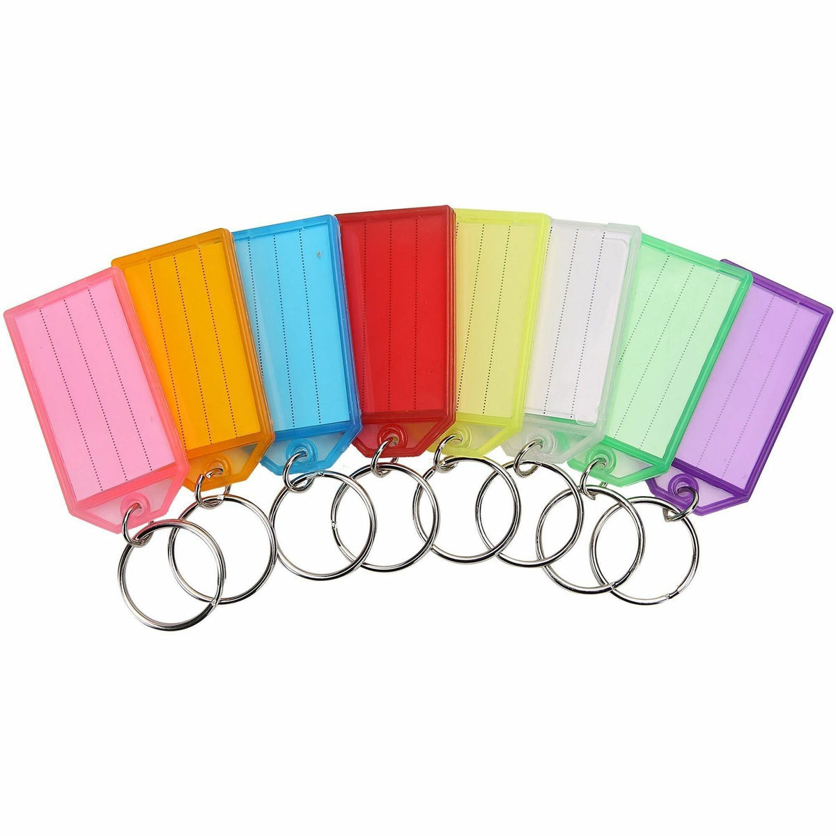 Sparco Wall Mount Key Rack - 8 x Key Tag - 2.80" Height x 10.50" Width x 0.50" Length - Assorted - 1 Set