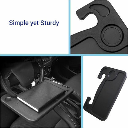 DAC® MP-231 Steering Wheel Desk - 1" Height x 16.50" Width x 11" Depth - Compact, Sturdy, Portable - Black - 1 Each