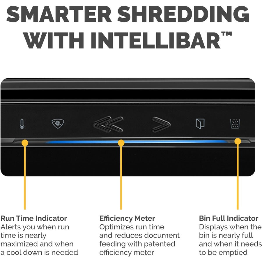 Fellowes LX180 Cross-cut Shredder - Continuous Shredder - Cross Cut - 16 Per Pass - for shredding Staples, Paper, Paper 