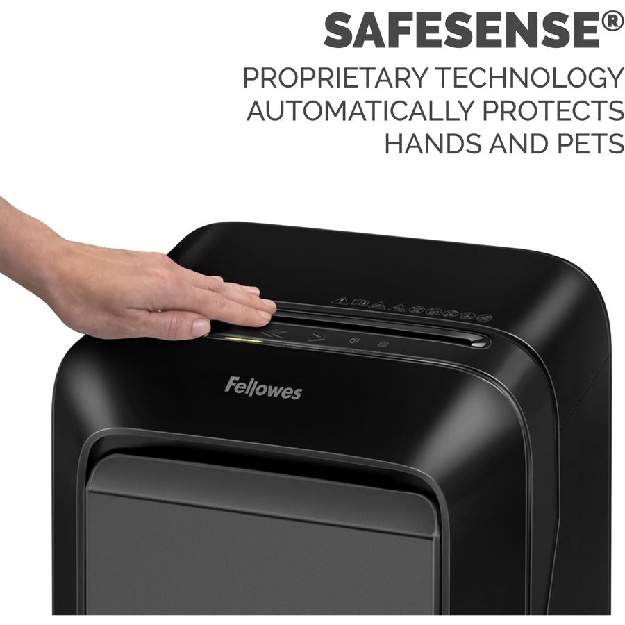 Fellowes LX180 Cross-cut Shredder - Continuous Shredder - Cross Cut - 16 Per Pass - for shredding Staples, Paper, Paper 