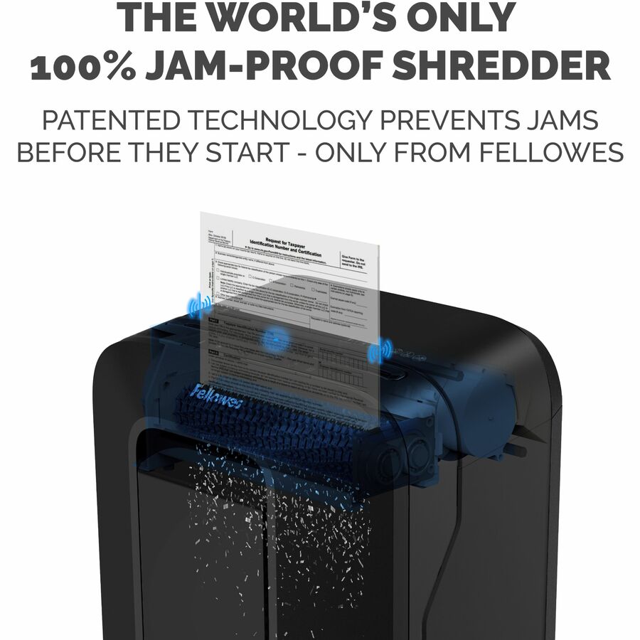 Fellowes Powershred LX170 100% Jam Proof Cross-cut Shredder - Continuous Shredder - Cross Cut - 12 Per Pass