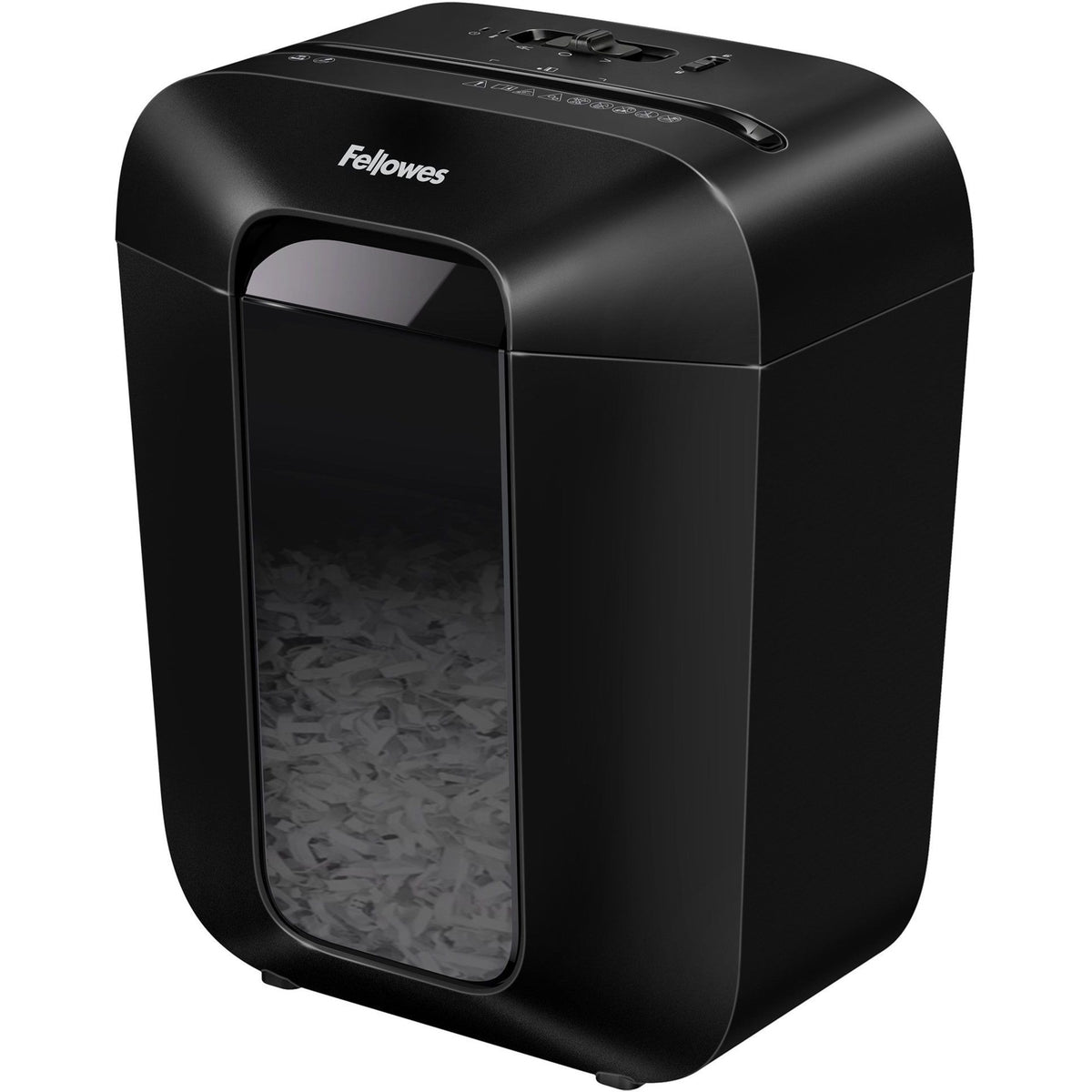 Fellowes LX45 Cross-cut Shredder - Non-continuous Shredder - Cross Cut - 8 Per Pass - for shredding Staples, Paper, Pape