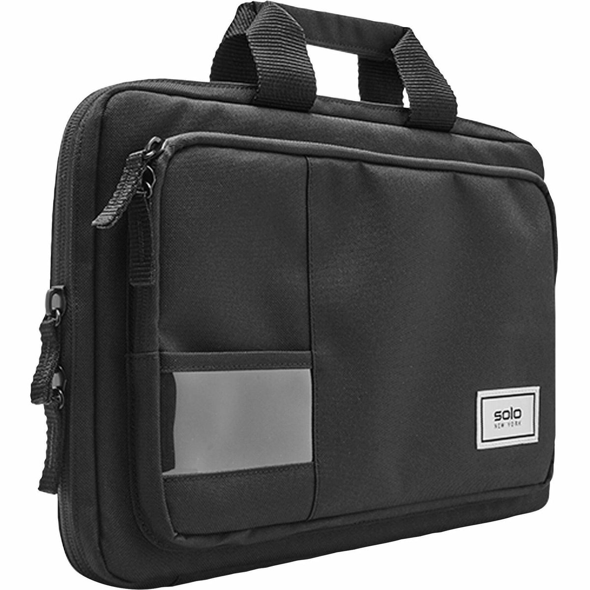Solo Carrying Case for 11.6" Chromebook, Notebook - Black - Drop Resistant, Bacterial Resistant, Water Resistant - Fabri