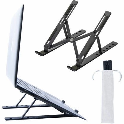 DAC® MP-222 Portable and Adjustable Laptop/Tablet Stand, Black - Upto 15.6" Screen Size Notebook, Tablet, Cell Phone Sup