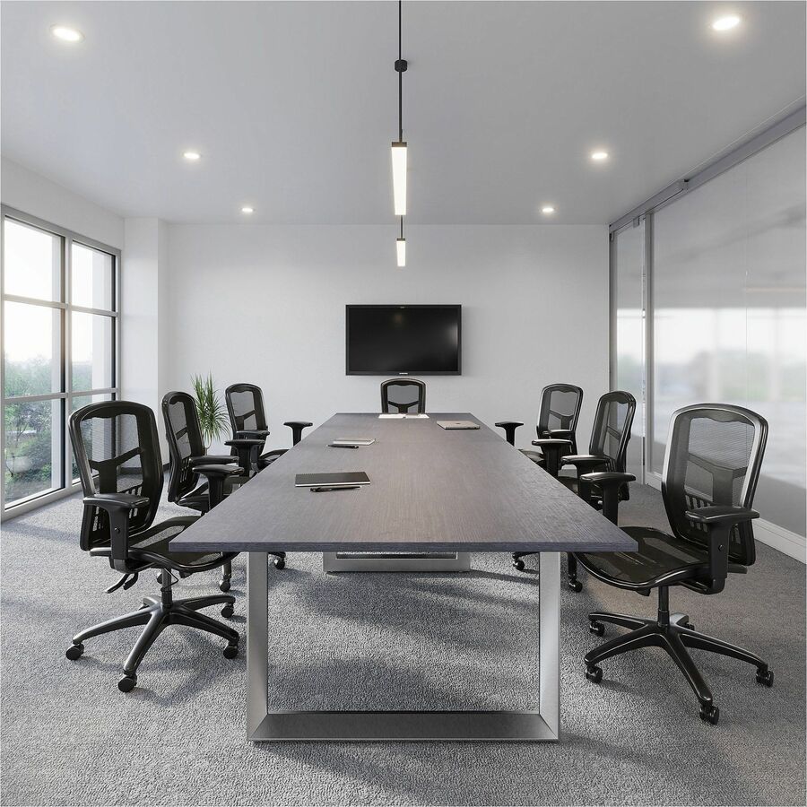 Lorell Revelance Conference Rectangular Tabletop - Rectangle - 1" Height x 59.9" Width x 47.3" Depth x 1" Thickness - Ma