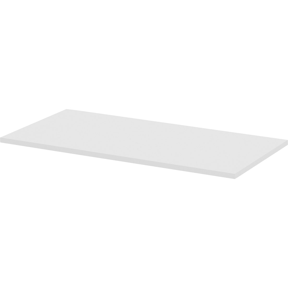 Lorell Training Tabletop - White Rectangle Top - 48" Table Top Length x 24" Table Top Width x 1" Table Top Thickness - A