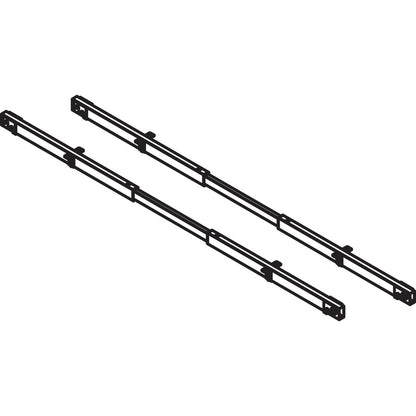 Lorell Relevance Series Curve Worksurface for 120 Workstations - Weathered Charcoal Laminate Rectangle Top - Contemporar